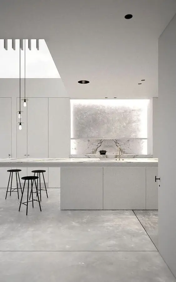 kitchen with skylight