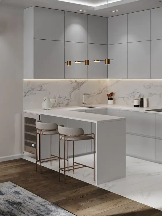 grey modern kitchen