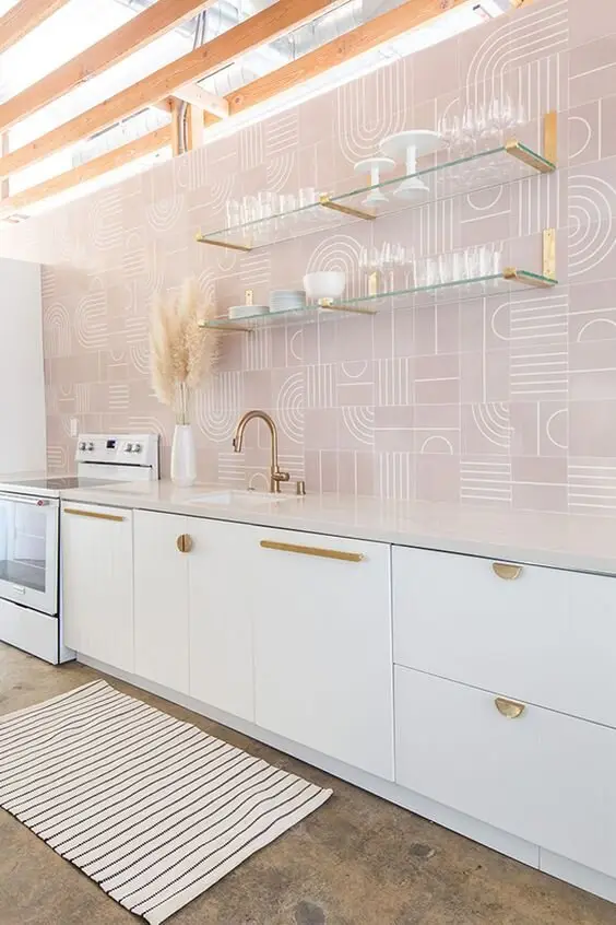 pink kitchen