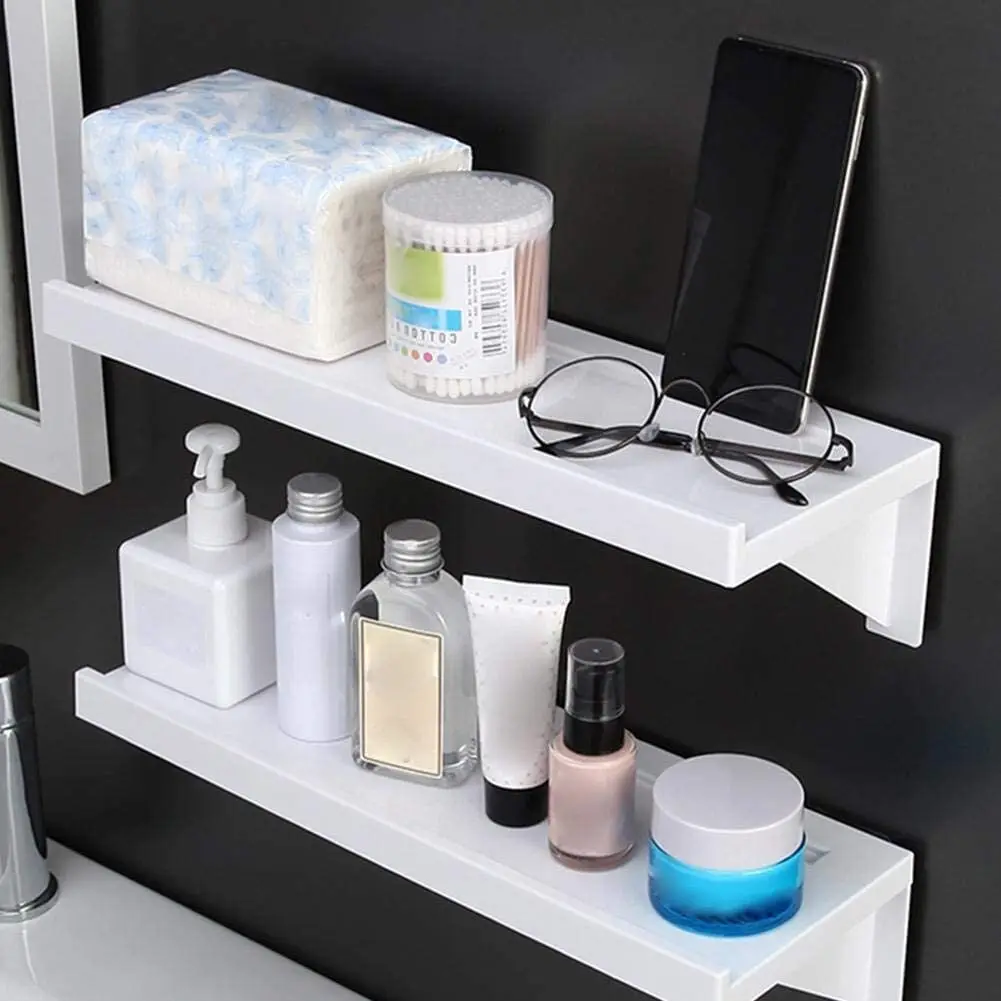 bathroom floating shelves