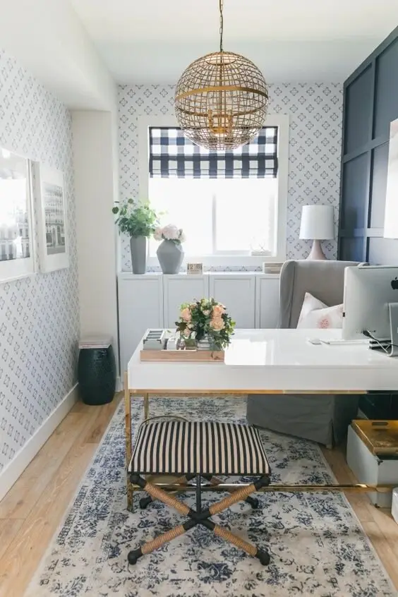 glamorous home office