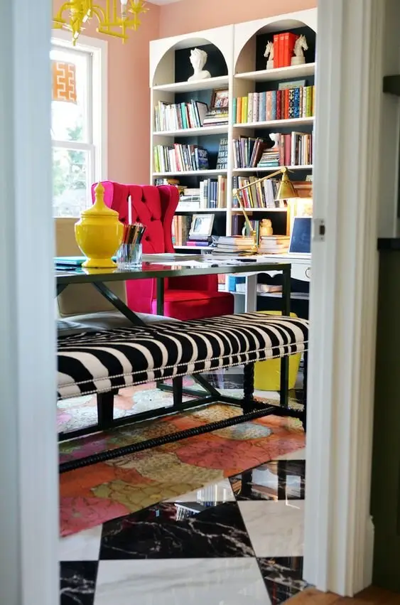 maximalist home office