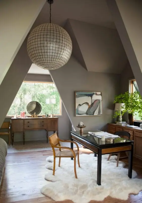 attic home office