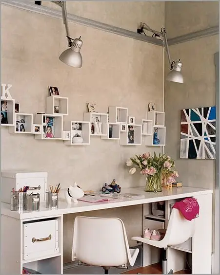 box shelves office