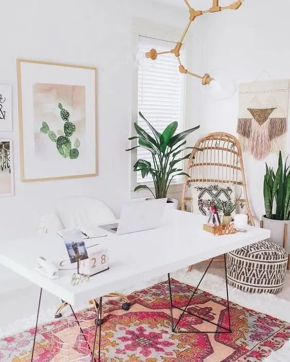 bohemian home office