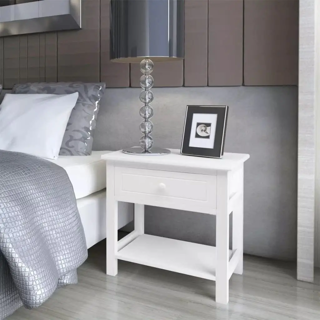white nightstand