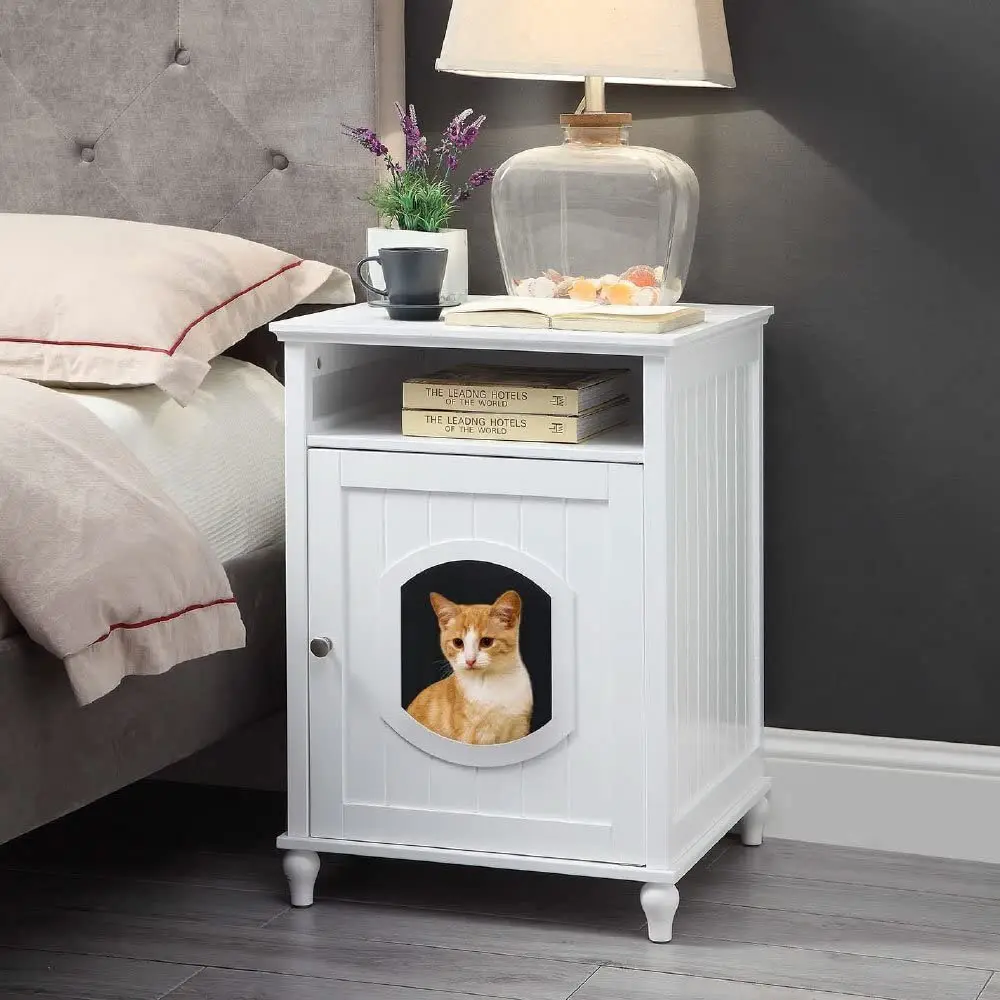 bedside table cat house