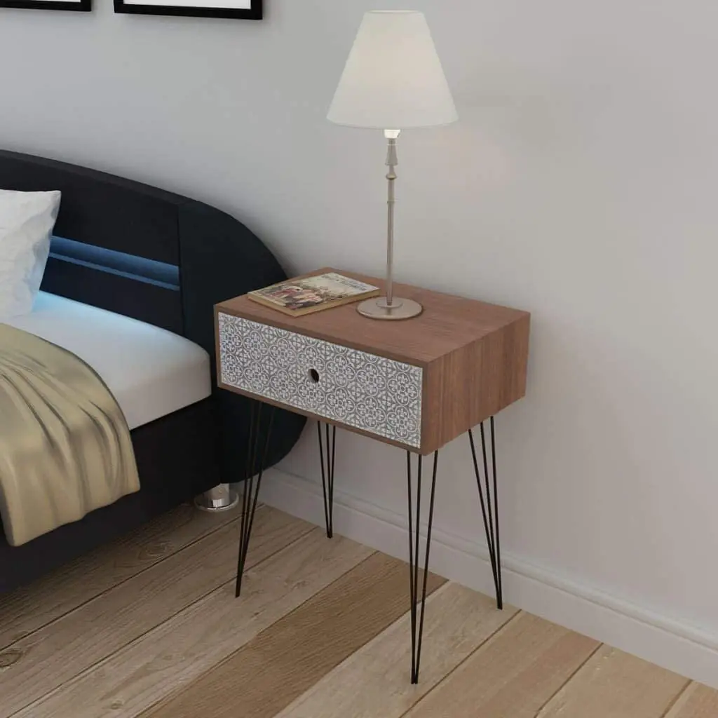 midcentury bedside table
