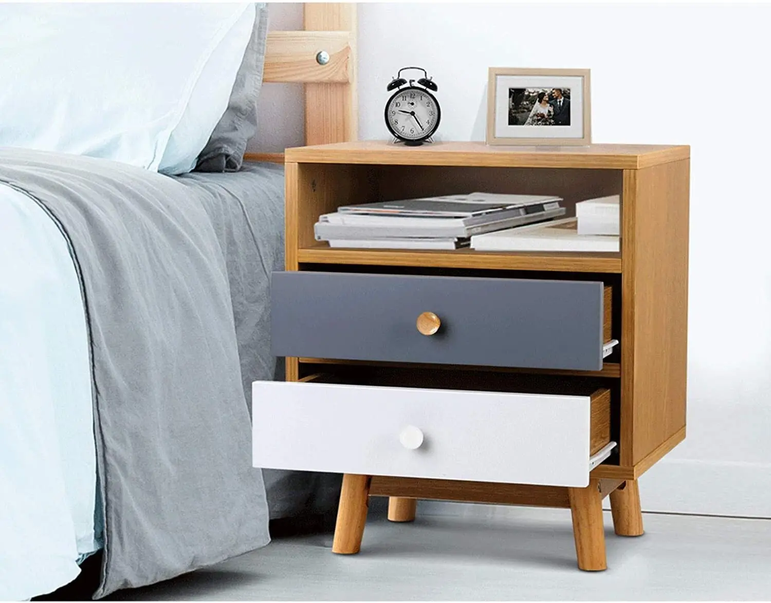 elegant bedside table