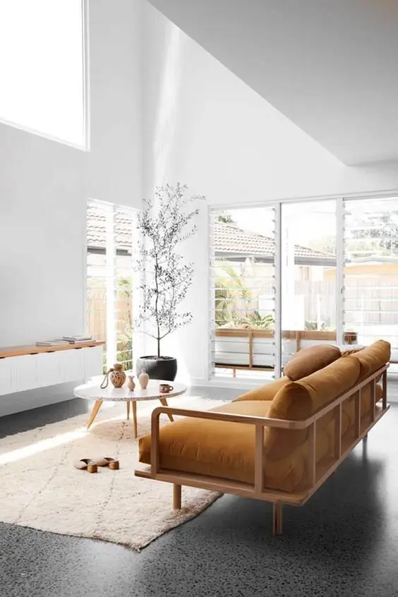 modern minimalist living room