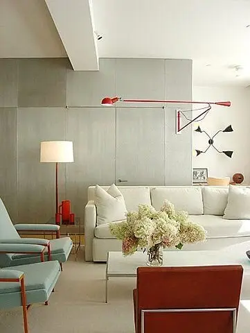 mixed colours sofas