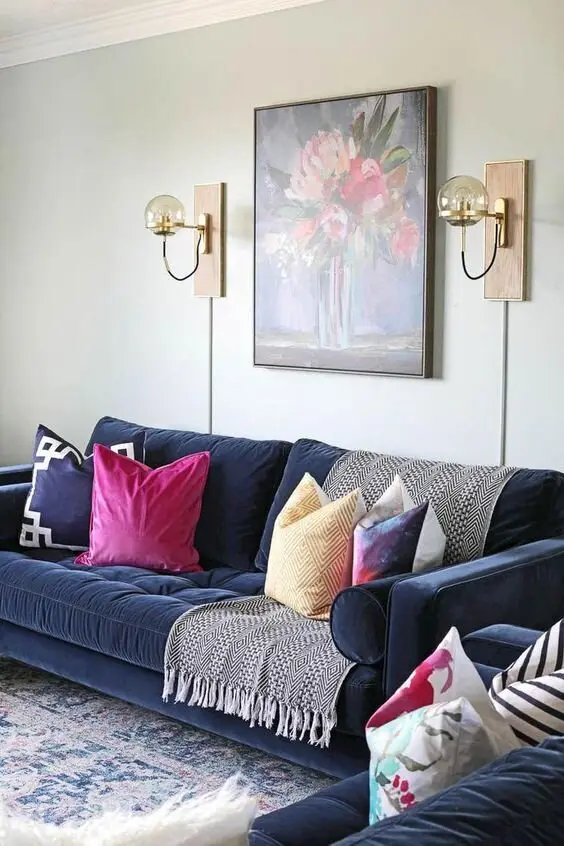 colourful sofa