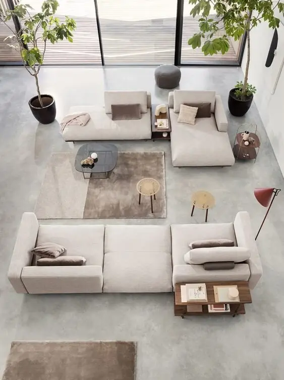 modern minimalist living room
