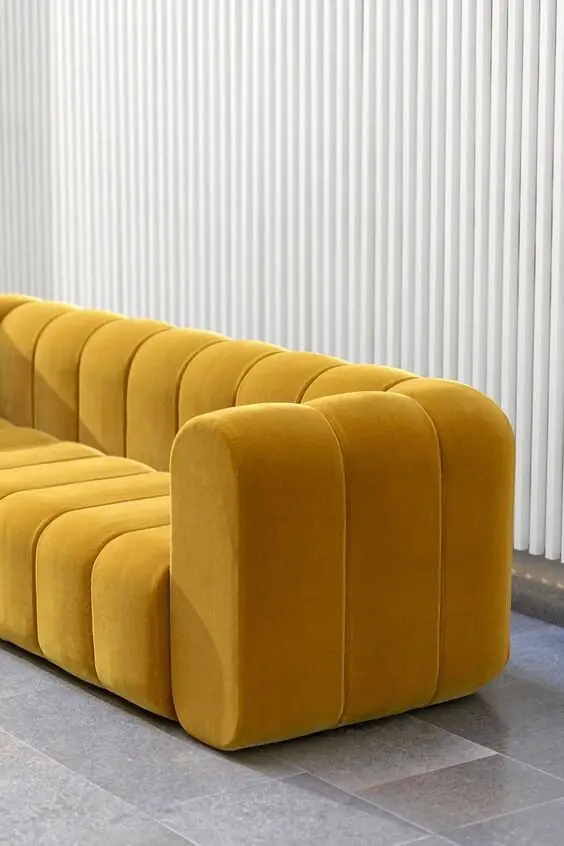 yellow sofa