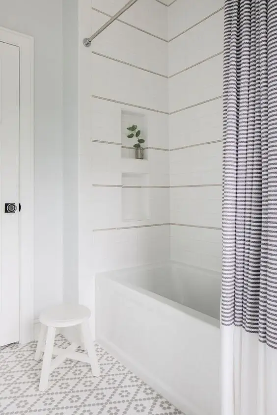 modern white bathroom