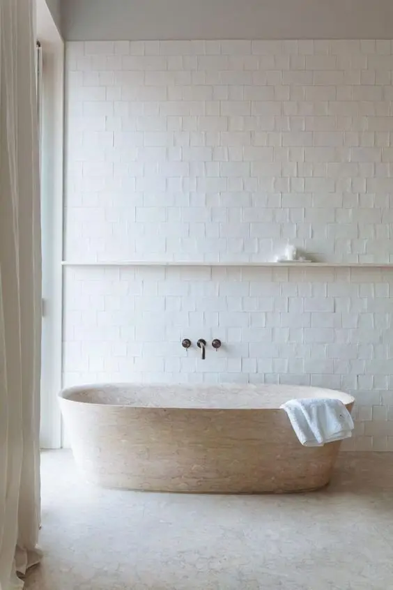 modern white bathroom