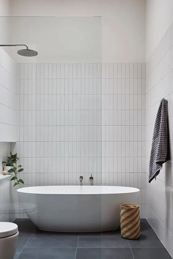 white modern bathroom