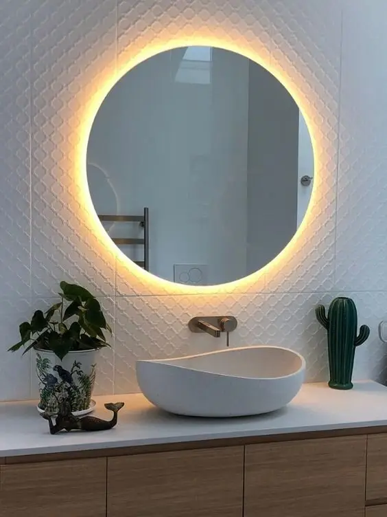 modern white bathroom