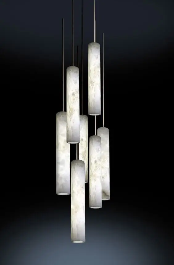 alabaster pendant lights