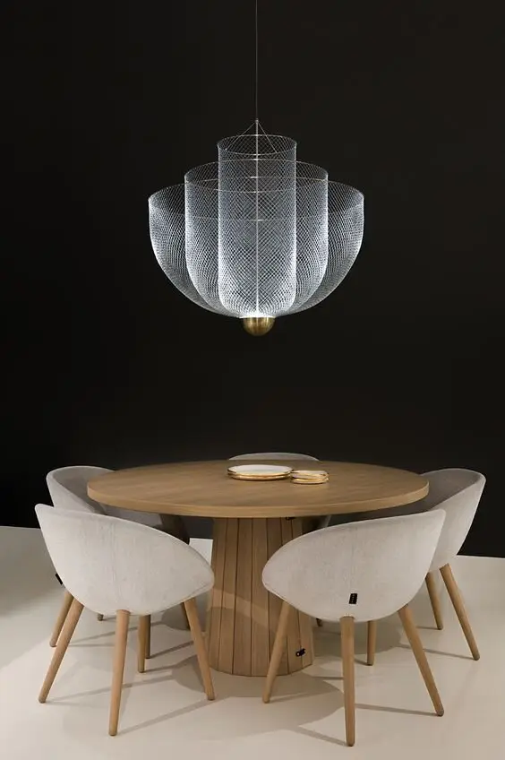 mesh chandelier