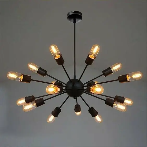 blakc sputnik chandelier