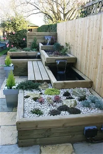small garden landscape