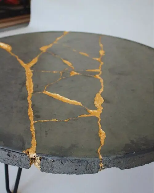 concrete coffee table