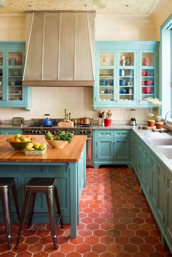 terracotta kitchen floor