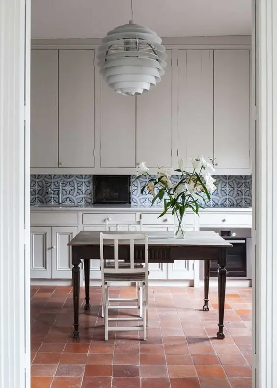 terracotta kitchen floor