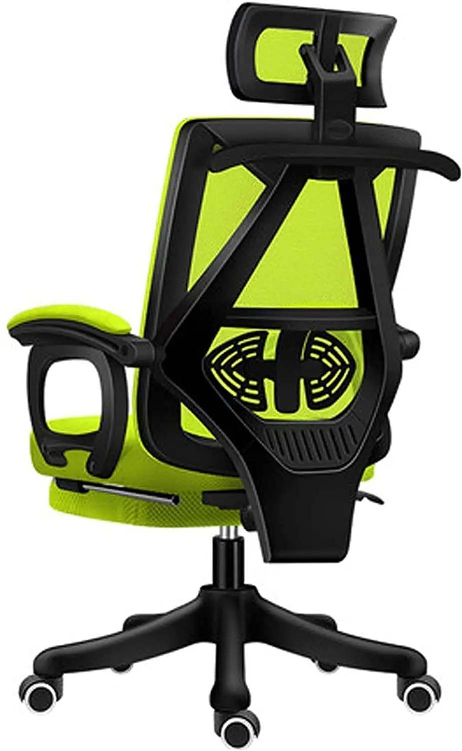 neon green office chair