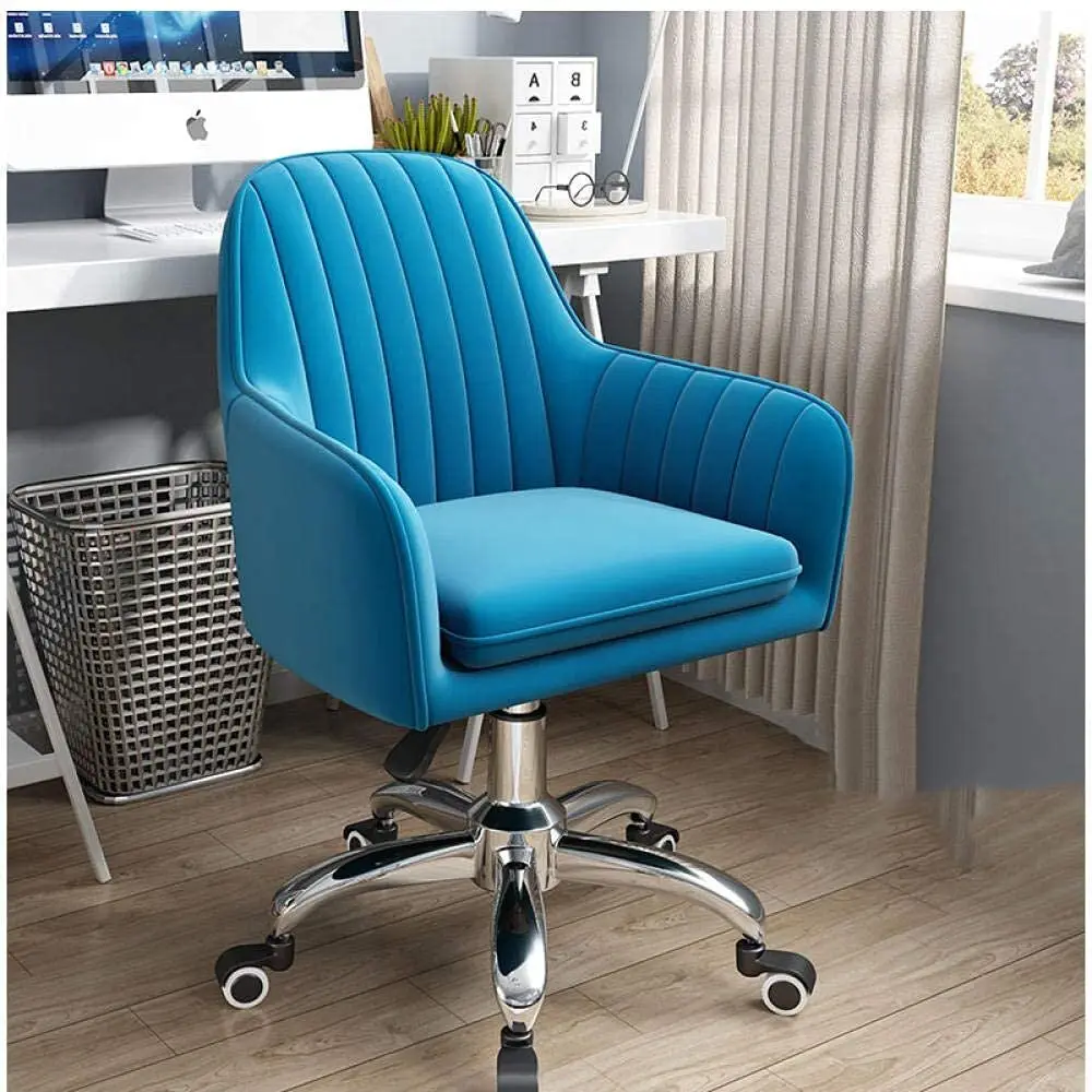blue office chair