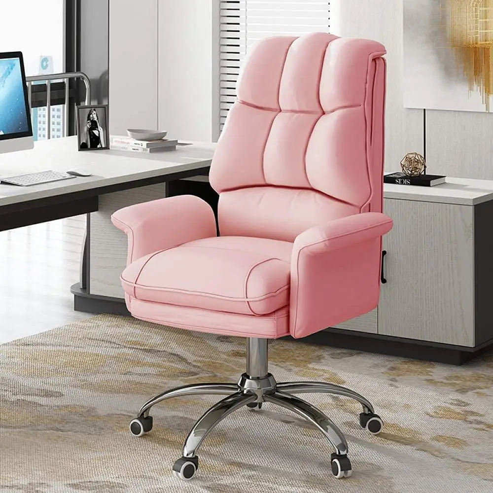 pink home office chair