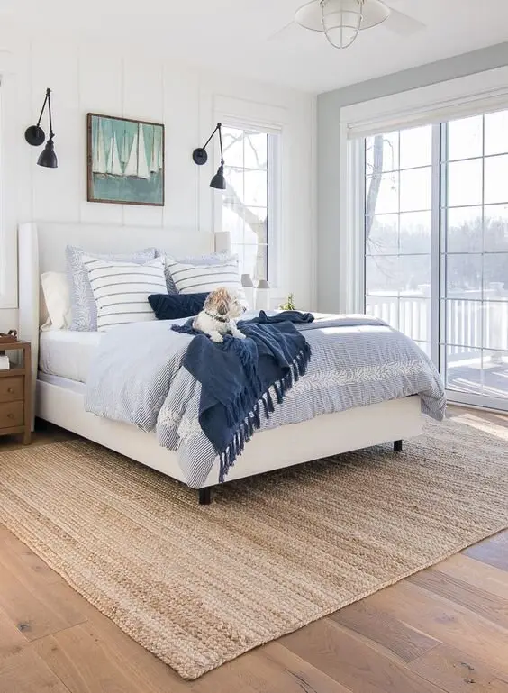 lakehouse coastal bedroom