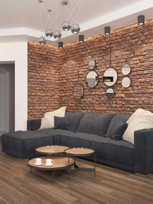 Creative Lighting industrial living room: Traditional industrial buildings are usually dank, busy, and dark